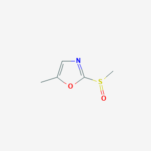 2-(Methanesulfinyl)-5-methyl-1,3-oxazole