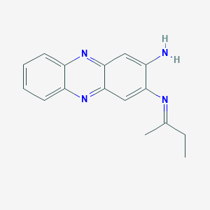 2,3-Phenazinediamine, N-(1-methylpropylidene)-