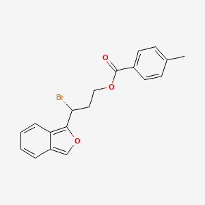 3-(2-Benzofuran-1-yl)-3-bromopropyl 4-methylbenzoate