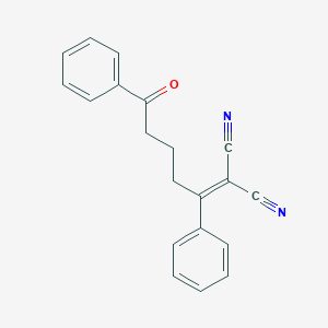 Propanedinitrile, (5-oxo-1,5-diphenylpentylidene)-