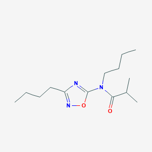 N-Butyl-N-(3-butyl-1,2,4-oxadiazol-5-YL)-2-methylpropanamide