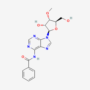 molecular formula C18H19N5O5 B1453603 N6-Benzoyl-3'-O-methyladenosine CAS No. 85090-30-8