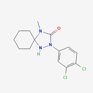 2-(3,4-Dichlorophenyl)-4-methyl-1,2,4-triazaspiro[4.5]decan-3-one