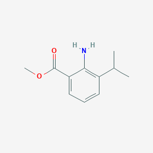 molecular formula C11H15NO2 B1453609 Methyl 2-amino-3-(propan-2-yl)benzoate CAS No. 1178649-39-2