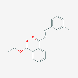 Ethyl 2-[3-(3-methylphenyl)acryloyl]benzoate