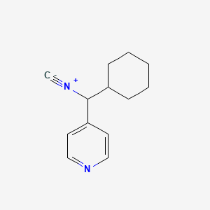 4-[Cyclohexyl(isocyano)methyl]pyridine