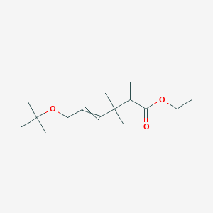 Ethyl 6-tert-butoxy-2,3,3-trimethylhex-4-enoate