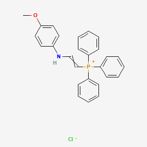 [2-(4-Methoxyanilino)ethenyl](triphenyl)phosphanium chloride