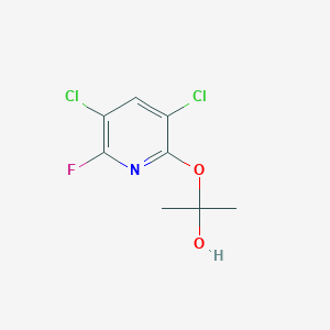 2-[(3,5-Dichloro-6-fluoropyridin-2-yl)oxy]propan-2-ol