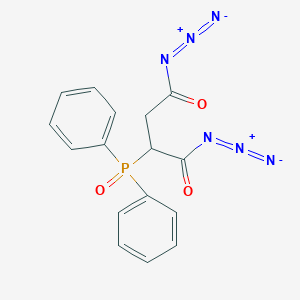 2-(Diphenylphosphoryl)butanedioyl diazide