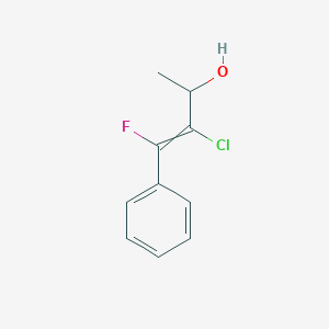 3-Chloro-4-fluoro-4-phenylbut-3-en-2-ol