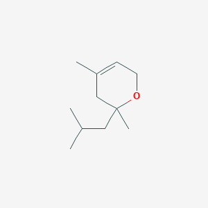 2,4-Dimethyl-2-(2-methylpropyl)-3,6-dihydro-2H-pyran