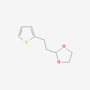 2-[2-(Thiophen-2-yl)ethyl]-1,3-dioxolane