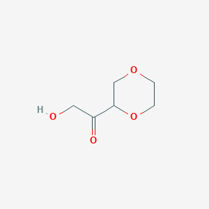 1-(1,4-Dioxan-2-yl)-2-hydroxyethan-1-one