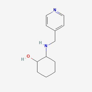 molecular formula C12H18N2O B1453627 2-[(Pyridin-4-ylmethyl)amino]cyclohexan-1-ol CAS No. 1183728-40-6