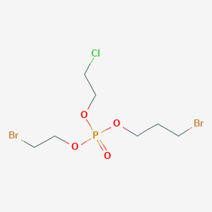 2-Bromoethyl 3-bromopropyl 2-chloroethyl phosphate