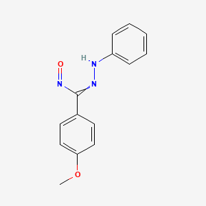 4-Methoxy-N-oxo-N'-phenylbenzene-1-carbohydrazonamide