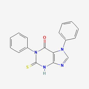 1,7-Diphenyl-2-sulfanylidene-1,2,3,7-tetrahydro-6H-purin-6-one