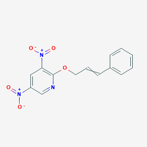 3,5-Dinitro-2-[(3-phenylprop-2-en-1-yl)oxy]pyridine