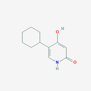 5-Cyclohexyl-4-hydroxypyridin-2(1H)-one