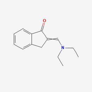 2-[(Diethylamino)methylidene]-2,3-dihydro-1H-inden-1-one