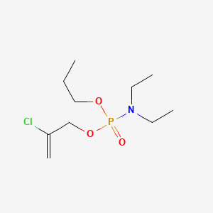 N-[2-chloroprop-2-enoxy(propoxy)phosphoryl]-N-ethylethanamine