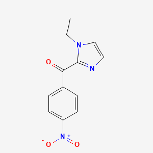 (1-Ethyl-1H-imidazol-2-yl)(4-nitrophenyl)methanone