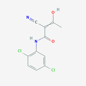 2-Cyano-N-(2,5-dichlorophenyl)-3-hydroxybut-2-enamide