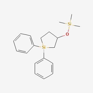 1,1-Diphenyl-3-[(trimethylsilyl)oxy]silolane