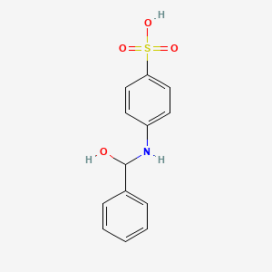 4-{[Hydroxy(phenyl)methyl]amino}benzene-1-sulfonic acid