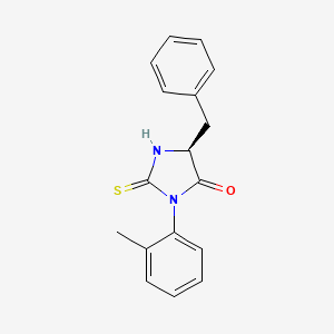 (5S)-5-benzyl-3-(2-methylphenyl)-2-sulfanylideneimidazolidin-4-one