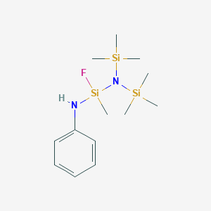 1-Fluoro-1-methyl-N'-phenyl-N,N-bis(trimethylsilyl)silanediamine