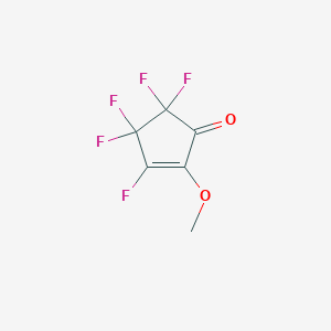 3,4,4,5,5-Pentafluoro-2-methoxycyclopent-2-en-1-one