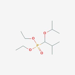 Diethyl {2-methyl-1-[(propan-2-yl)oxy]propyl}phosphonate