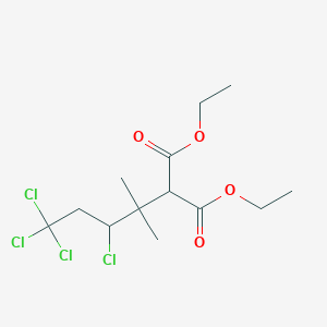 Diethyl (3,5,5,5-tetrachloro-2-methylpentan-2-yl)propanedioate