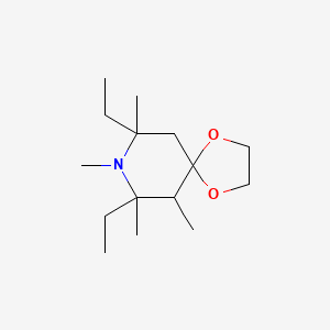 7,9-Diethyl-6,7,8,9-tetramethyl-1,4-dioxa-8-azaspiro[4.5]decane