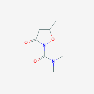 N,N,5-Trimethyl-3-oxo-1,2-oxazolidine-2-carboxamide