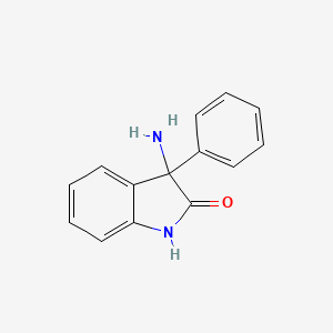 2H-Indol-2-one, 3-amino-1,3-dihydro-3-phenyl-