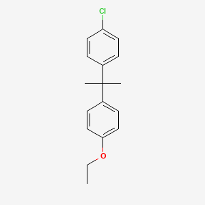 Benzene, 1-chloro-4-[1-(4-ethoxyphenyl)-1-methylethyl]-