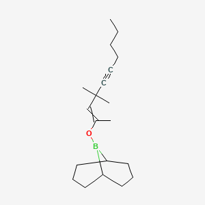 9-[(4,4-Dimethyldec-2-en-5-yn-2-yl)oxy]-9-borabicyclo[3.3.1]nonane