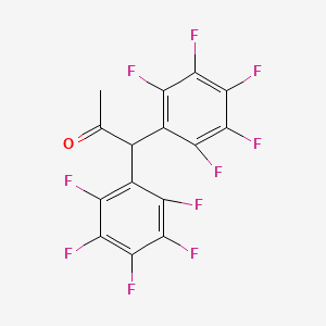 1,1-Bis(pentafluorophenyl)propan-2-one