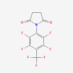 1-[2,3,5,6-Tetrafluoro-4-(trifluoromethyl)phenyl]pyrrolidine-2,5-dione