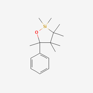 2,2,3,3,4,4,5-Heptamethyl-5-phenyl-1,2-oxasilolane