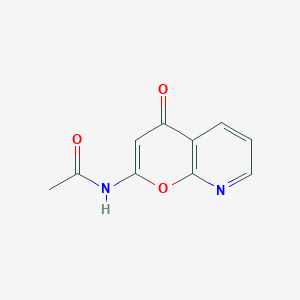 Acetamide, N-(4-oxo-4H-pyrano[2,3-b]pyridin-2-yl)-