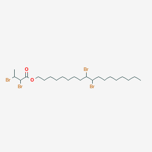 9,10-Dibromooctadecyl 2,3-dibromobutanoate