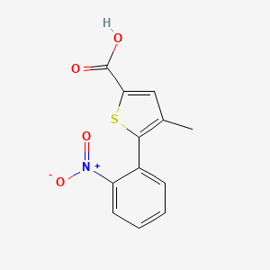 4-Methyl-5-(2-nitrophenyl)thiophene-2-carboxylic acid