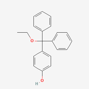 4-[Ethoxy(diphenyl)methyl]phenol