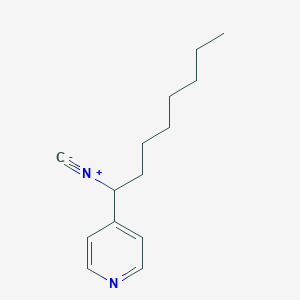 4-(1-Isocyanooctyl)pyridine