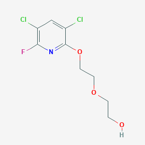 2-{2-[(3,5-Dichloro-6-fluoropyridin-2-yl)oxy]ethoxy}ethan-1-ol