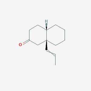 (4aS,8aS)-8a-(Prop-1-en-1-yl)octahydronaphthalen-2(1H)-one